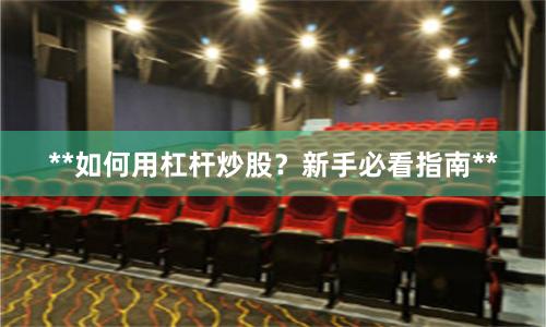 **如何用杠杆炒股？新手必看指南**